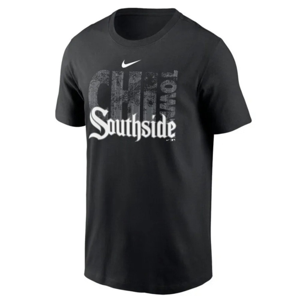 Nike Chicago White Sox City Connect Graphic Black T-Shirt Men's L NWT